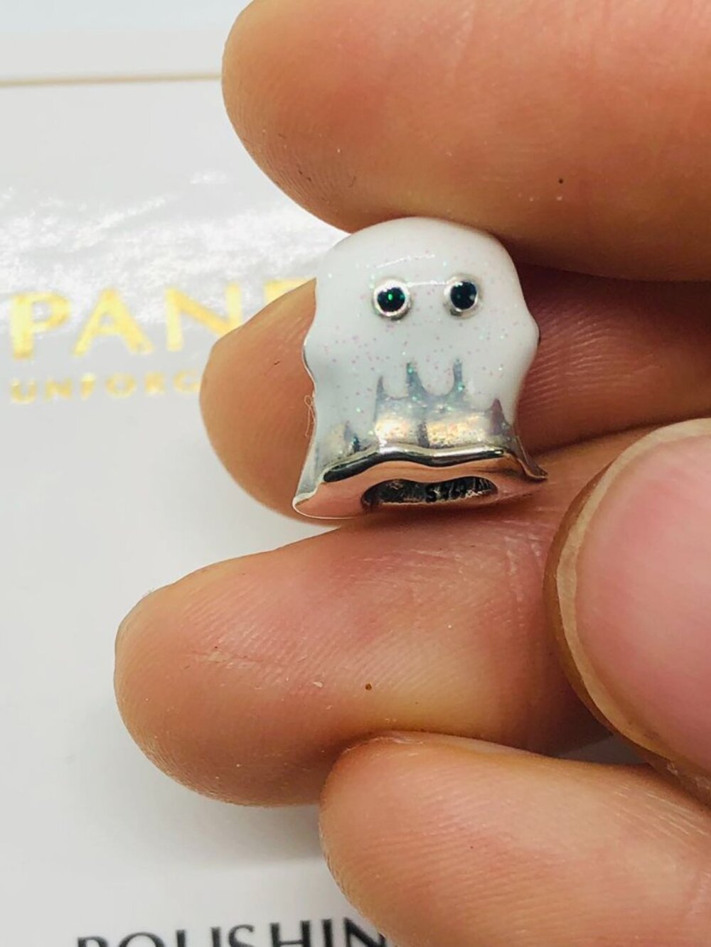 Pandora Glow-in-the-dark Boo Ghost Charm